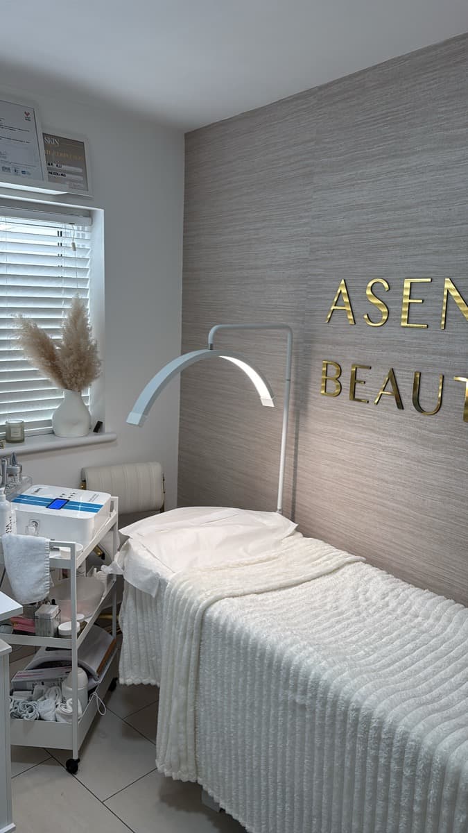 Inside the Asena Beauty studio in Cuffley